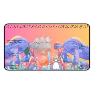 Kaartspel mtg Card speelmat Alice in Wonderland speelmat voor tcg ccg bureau matten lorcana TCG accessoires speelmat Cadeau voor Gamer
