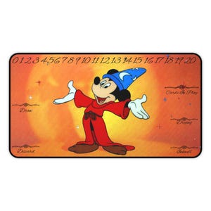 Desk Mat Mickey Mouse Non Official Disney Lorcana Playmat Mouse Pad Desk Pad Gaming Mat Custom Desk Mat Mousepad TCG CCG Lorcana playing mat