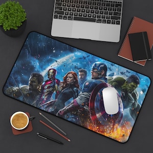 Marvel Nicht offizielle Disney Doomsday Spielmatte Schreibtischunterlage Spielmatte Schreibtischmatte Mousepad TKG CKG Avengers Spielmatte Hulk Captain America Iron Man
