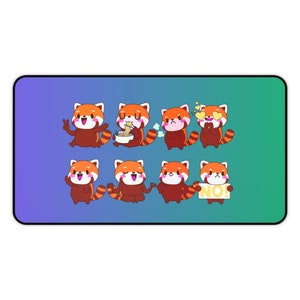 Kartenspiel Mtg Karte Rot Panda Playmat Turning Red Spielmatte für tcg ccg Büro Schreibtischmatten lorcana Tcg Disney Geschenk Disney Platzset