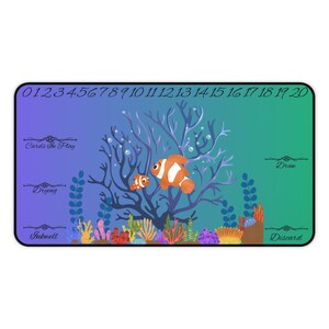 Kaartspel mtg Finding Nemo Card speelmat Nemo speelmat voor tcg ccg bureaumatten lorcana TCG accessoires neopreen speelmat Geschenken voor Gamer