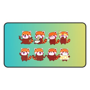 Kaartspel mtg Card rode panda speelmat Turning Red speelkleed voor tcg ccg bureaumatten lorcana tcg Disney cadeau disney placemat disney cadeau