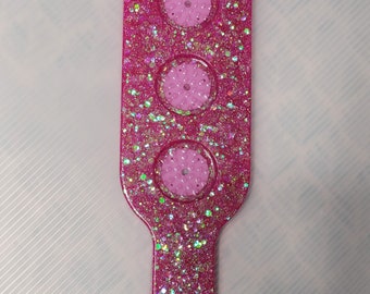 Sparkly Pink Barb Vampire Paddle
