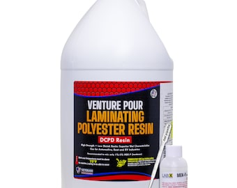 VP PREMIUM 1-5 Gallon Polyester RESIN kit + MekP Hardener, Non-Tacky Finish; laminating fiberglass cloth,biaxle,mat;Boat,RVs,Parts Casting