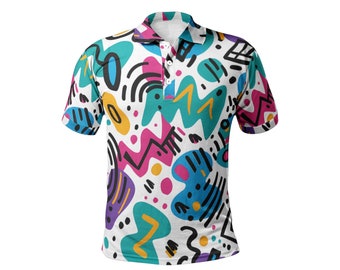 Touring Men's All-Over-Print Polo Shirts