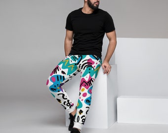Vibrant "All Good" Design Joggers - Comfortable & Soft Recycled Polyester Blend for Active Lounge Wear