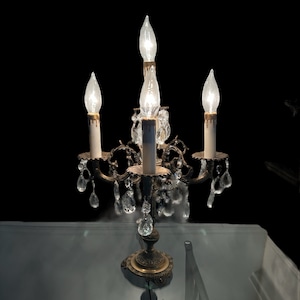 Tabletop Chandelier Etsy UK