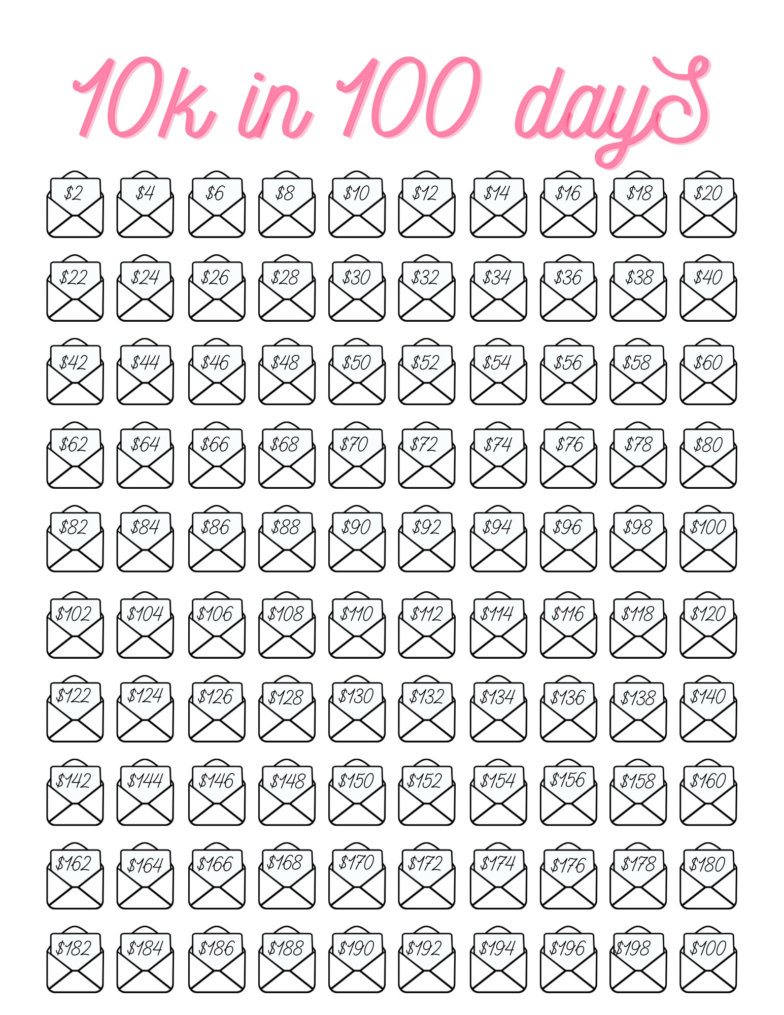 100days savings challenge 長方形 即購入OK 100days savings challenge 長方形 即購入OK 100days savings