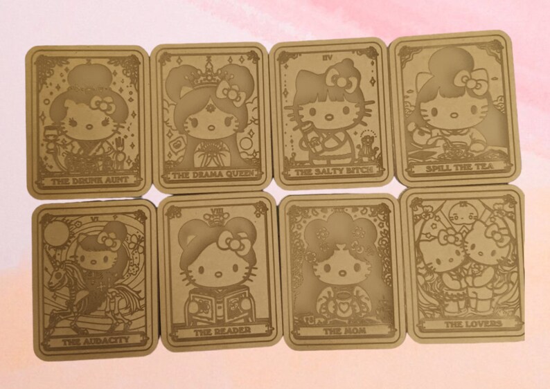 Hello Kitty Tarot Card Palette - Etsy