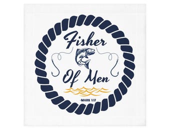 Fisher of Men Face Towel / Christian Gifts / Home Decor / Bathroom Accessories