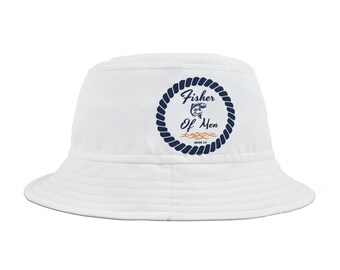 Fisher of Men Bucket Hat / Christian Apparel / Outdoors / Gifts / Faith