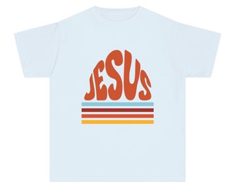 Youth Midweight Tee | Kids T-Shirt | Childrens Clothing | Boys Tee | Summer Outfits | Blue and Brown Top | Gifts | Surf | Beach