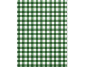 Green Check Area Rugs