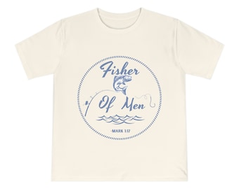 Fisher of Men T-shirt / Christian Apparel / Gifts / Faith Tee / Summer Outfits / Bible Quotes / Scripture