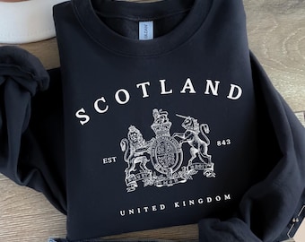 Scotland Sweatshirt, Crewneck Scotland, Matching Gifts Family Trip, Edinburgh Souvenir, Travel Sweatshirt, Scotland Gift for Scottish Lover