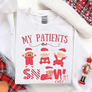 Kerst Nicu verpleegkundige sweater, Nicu verpleegkundige trui, Nicu verpleegkundige sweatshirts, cadeau voor Nicu verpleegkundige, cadeau nieuwe verpleegkundige, Nicu afgestudeerd