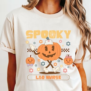 Labor and Delivery Halloween, Labor and Delivery nurse shirts Comfort Colors, L&D Nurse Gift, Labor Nurse Sweater, L and Dnurse Shirt