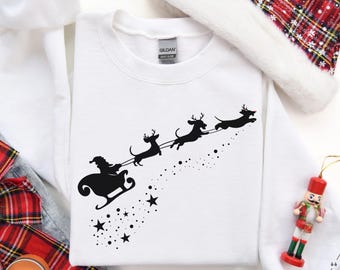 Weihnachten Dackel Pullover, Doxie Mom Weihnachten, Dackel Sweatshirt