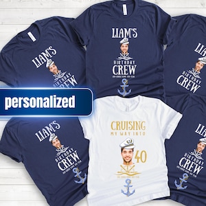 Custom Cruise Birthday Crew Shirt, Personalized Birthday Shirt, Birthday Group Shirt, Custom Birthday Shirts, Custom Birthday Party Tee