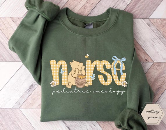 Pediatric Oncology Crewneck, Peds Oncology Nurse, Cancer Nurse