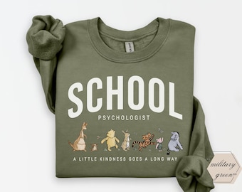 School Psychologist Sweatshirt, School Psych Sweatshirts, Psychologist Gifts