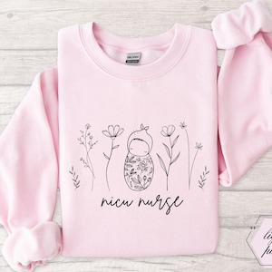 Nicu Nurse Sweater, Nicu Nurse Sweatshirts, Mother Baby Unit Shirt, Gift for Nicu Nurse, New Nurse Gift, Nicu Graduate