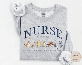 RN Sweatshirt, Registered Nurse Sweater, Gift for RN Graduation