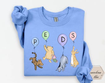 Pediatric Nurse Sweatshirt, Peds Nurse Crewnecks, Peds Nursing Student