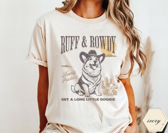 Camiseta de Corgi, camiseta de mamá Corgi, camiseta divertida de Corgi Tengo amigos en lugares bajos, colores cómodos unisex, idea de regalo para mamá Corgi
