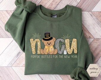 Nicu New Year Sweatshirt, Neonatal Nurse Sweatshirt, Baby Nurse Sweater