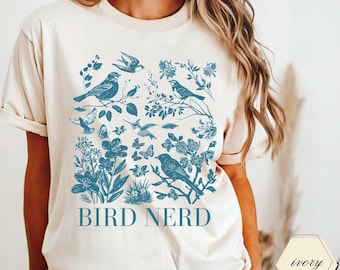 Bird Nerd shirt, Bird Watching Shirt, Shirt for Bird  Nerd, Bird Watching Gifts, Birdwatcher Shirt, Bird Species, Bird Lover Shirt
