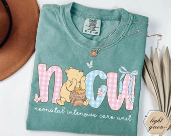 Camiseta de enfermera de la UCIN, Camiseta de la unidad madre-bebé, Unidad de Cuidados Intensivos Neonatales