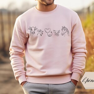 Sweatshirt dierenarts dierenarts, ronde hals dierenarts, cadeau dier arts, cadeau dierenarts, cadeau dierenarts receptioniste, sweatshirt diergeneeskunde afbeelding 4