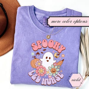 Labor and Delivery Halloween, Labor and Delivery nurse shirts Comfort Colors, L&D Nurse Gift, Labor Nurse Sweater, L and Dnurse Shirt