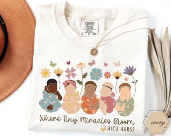 Cute Nicu Shirts, Nicu Nurse Gifts, Comfort Colors Nicu