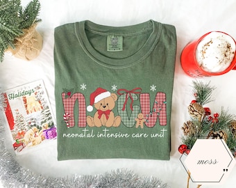 Nicu Christmas Shirt, Nicu Nurse Shirt, Labor and Delivery Christmas Shirt, Mother Baby Unit Shirt, New Nurse Gift, Nicu Nurse T Shirt