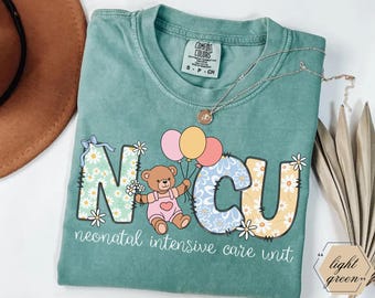 Cute Nicu Shirts, Nicu Nurse Gifts, Comfort Colors Nicu, Valentine nure shirts