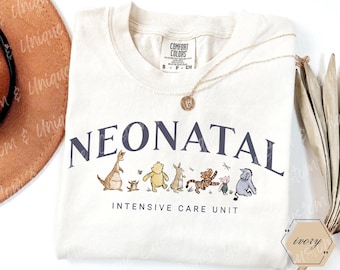 Comfort Colors Nicu, urocze koszulki dla pielęgniarki Nicu, prezenty dla pielęgniarki Nicu