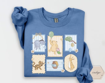 Pooh Sweatshirt, Vintage Pooh Sweatshirt, Pooh Crewneck