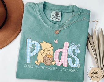 Shirts voor kinderverpleegkundigen, schattig shirt Peds, comfortabele kleuren shirt voor verpleegkundigen