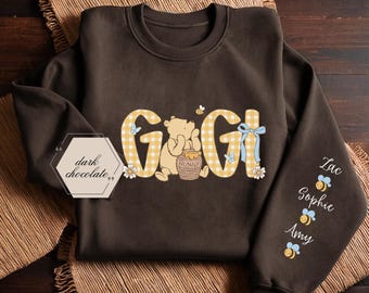 Sudadera Gigi con nombres, suéter de abuela, regalos para abuelas
