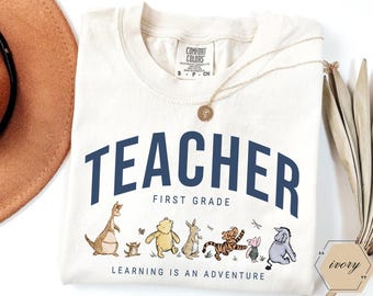First Grade Teacher tshirt, 1st Grade teacher gifts, Cute Teaching shirt