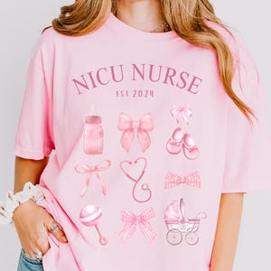 Custom Nicu Shirt, Nicu Nurse Shirt Nursery Shirt, Mother Baby Unit Shirt, Gift for Nicu Nurse, New Nurse Gist, Nicu Nurse T Shirt