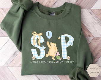 SLP Sweatshirt, Speech Therapy Sweater, SLP Gifs
