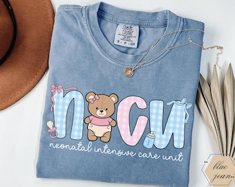 Camiseta de enfermera de la UCIN, Unidad de Cuidados Intensivos Neonatales, Unidad Maternoinfantil