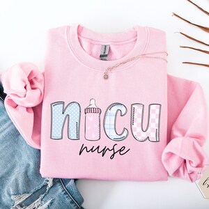 Nicu Nurse Sweater, Nicu Nurse Sweatshirts, Mother Baby Unit Shirt, Gift for Nicu Nurse, New Nurse Gift, Nicu Graduate