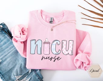 NICU Nurse Sweater: Mother Baby Unit Sweatshirt, New Nurse Gift