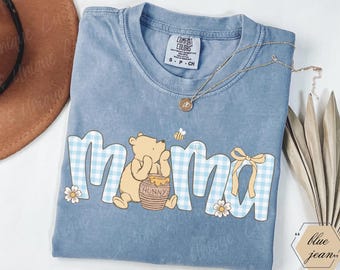 Mama Bear Shirt, Comfort Colors Mama t shirt, Mum to be Gift