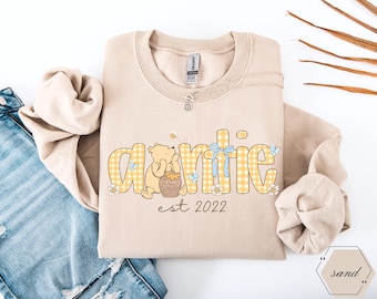 Benutzerdefinierte Tante Sweatshirt, neue Tante Sweatshirt, Tante Pullover gefördert