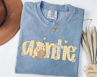 Cute Auntie Shirt, Promoted to Auntie Shirt, Comfort Colors Aunt Shirt